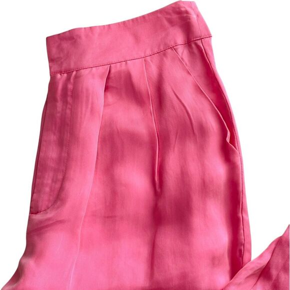 Ena Pelly Lillian Cupro Pleated Wide Leg Trousers - Picture 7 of 14